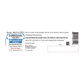 Auromedics Carboplatin Injections 55150-0386-01 - 1.0 Each