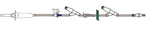 ICU Medical Primary IV Administration Set Bravo® Gravity 2 Ports 15 Drops / mL Drip Rate With Filter 92 Inch Tubing - Case of 50 - B5900-05-CS