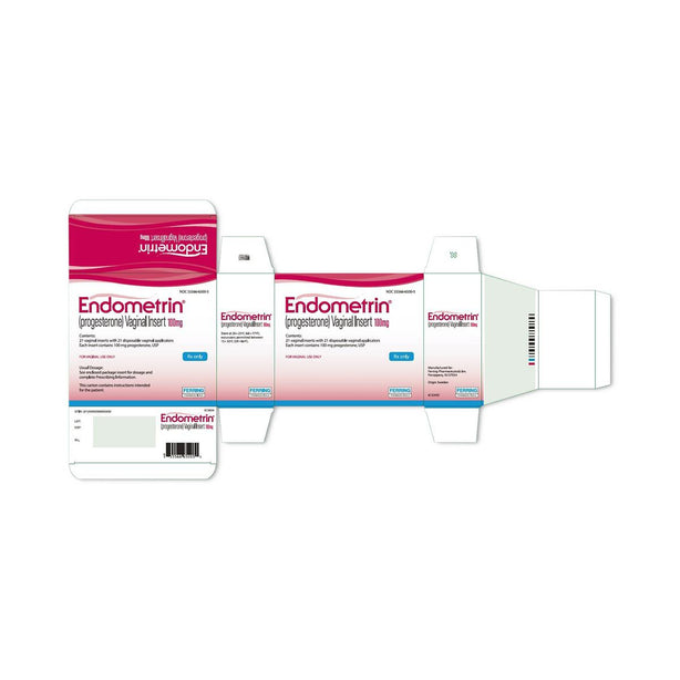 Ferring Pharmaceuticals Inc Endometrin Vaginal Insert 55566-6500-03 - 1.0 box