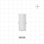 Straight Connector, Tubing Port, Natural - 15 mm OD - 56026
