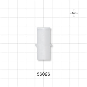 Straight Connector, Tubing Port, Natural - 15 mm OD - 56026