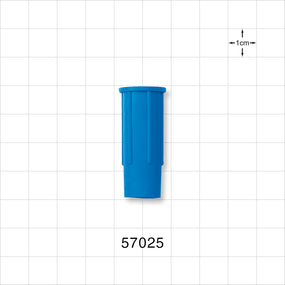 Suction Connector, Blue - Fits 1/4 inch ID x 3/8 inch OD Tubing (0.25 inch x 0.375 inch, 6.35 mm x 9.53 mm) - 57025