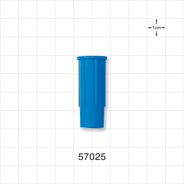 Suction Connector, Blue - Fits 1/4 inch ID x 3/8 inch OD Tubing (0.25 inch x 0.375 inch, 6.35 mm x 9.53 mm) - 57025