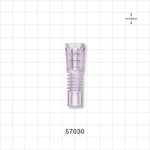 Flexible Suction Connector, Clear - Fits 16 FR OD Tubing (0.22 inch, 5.5 mm) - 57030