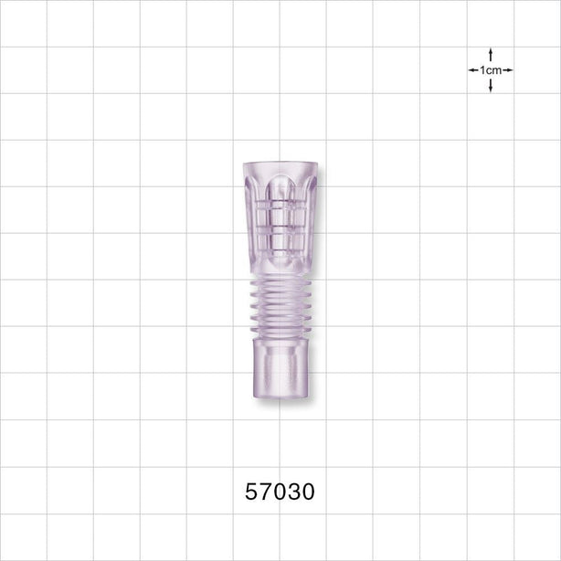 Flexible Suction Connector, Clear - Fits 16 FR OD Tubing (0.22 inch, 5.5 mm) - 57030