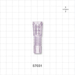 Flexible Suction Connector, Clear - Fits 20 FR OD Tubing (0.27 inch, 6.8 mm) - 57031