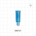Suction Connector, Blue - Fits 12 FR OD Tubing (0.157 inch, 3.99 mm) - 580121