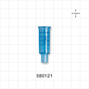 Suction Connector, Blue - Fits 12 FR OD Tubing (0.157 inch, 3.99 mm) - 580121