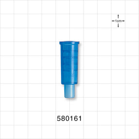 Suction Connector, Blue - Fits 16 FR OD Tubing (0.22 inch, 5.5 mm) - 580161