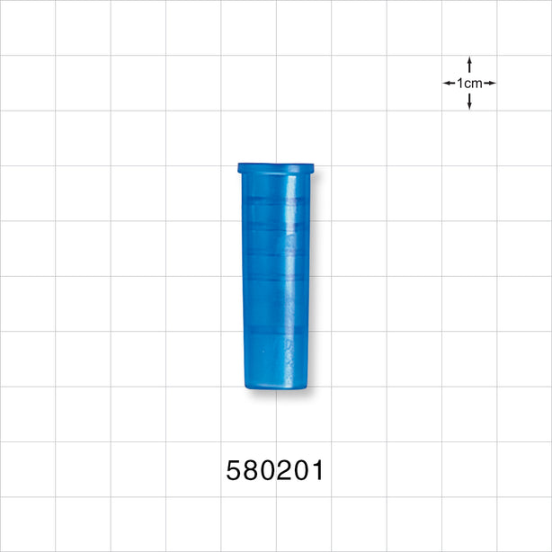 Suction Connector, Blue - Fits 20 FR OD Tubing (0.27 inch, 6.8 mm) - 580201