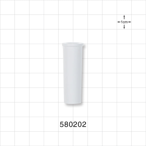 Suction Connector, White - Fits 20 FR OD Tubing (0.27 inch, 6.8 mm) - 580202