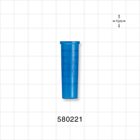Suction Connector, Blue - Fits 22 FR OD Tubing (0.288 inch, 7.3 mm) - 580221