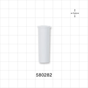 Suction Connector, White - Fits 28 FR OD Tubing (0.367 inch, 9.3 mm) - 580282