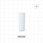 Suction Connector, White - Fits 30 FR OD Tubing (0.393 inch, 10 mm) - 580302