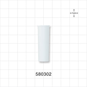 Suction Connector, White - Fits 30 FR OD Tubing (0.393 inch, 10 mm) - 580302