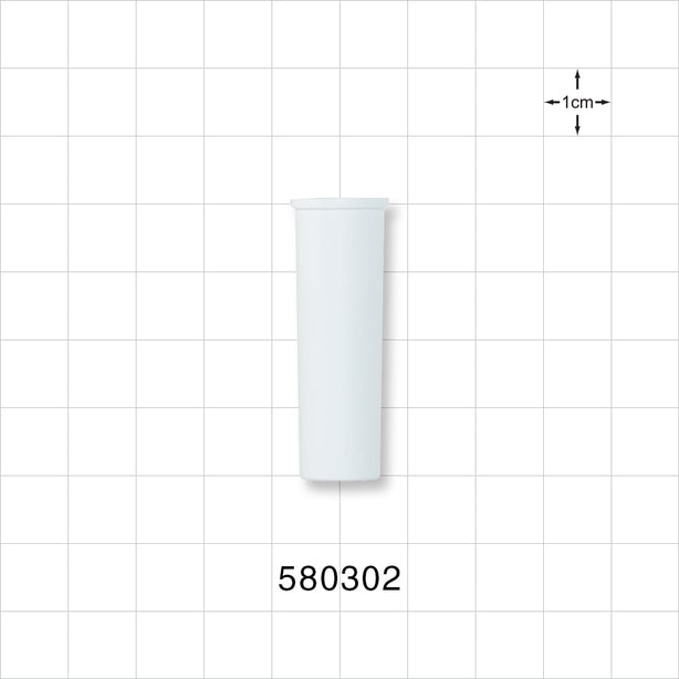 Suction Connector, White - Fits 30 FR OD Tubing (0.393 inch, 10 mm) - 580302