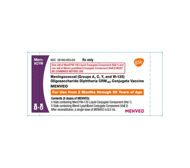 Glaxo Smithkline Plc Menveo Injection 58160-0955-09 - 1.0 Kit