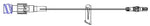 ICU Medical IV Extension Set Needle-Free Port Small Bore 7-1/2 Inch Tubing - Case of 50 - SFP1391-CS