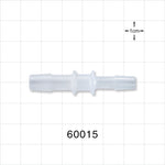 Straight Connector, Reducer, Barbed, Natural - Fits 5/16 inch x 1/4 inch ID Tubing (0.313 inch x 0.25 inch, 7.94 mm x 6.35 mm) - 60015
