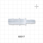 Straight Connector, Reducer, Barbed, Natural - Fits 1/2 inch x 5/16 inch ID Tubing (0.5 inch x 0.313 inch, 12.7 mm x 7.94 mm) - 60017