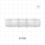 Straight Connector, Barbed, Natural - Fits 5/8 inch ID Tubing (0.625 inch, 15.88 mm) - 61100