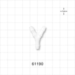 Y Connector, Barbed, Natural - Fits 5/32 inch ID Tubing (0.156 inch, 3.97 mm) - 61190