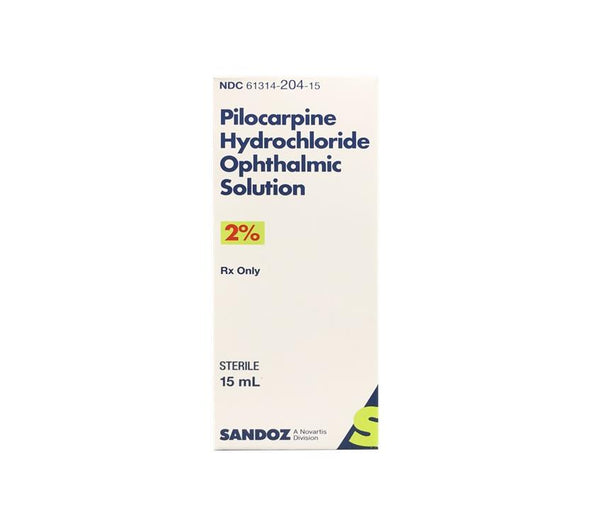 Sandoz Pilocarpine HCL Ophthalmic 61314-0204-15 - 1.0 Each
