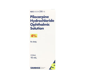 Sandoz Pilocarpine HCL Ophthalmic 61314-0206-15 - 1.0 Each