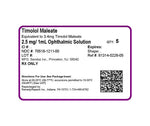 Timolol Maleate Ophthalmic Solution - 61314-0226-05 - 1 Each - MDL-61314-226-05