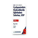 Sandoz Cyclopentolate HCL Ophthalmic 61314-0396-01 - 1.0 Each