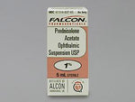 Alcon Labs Suspension Prednisolone Acetate 1% Ophthalmic Suspenion, 5 mL - 61314-0637-05 - 1 Each
