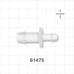 Straight Connector, Reducer, Barbed, Natural - Fits 3/8 inch x 1/4 inch ID Tubing (0.375 inch x 0.25 inch, 9.53 mm x 6.35 mm) - 61475