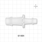 Straight Connector, Reducer, Barbed, Natural - Fits 3/4 inch x 1/2 inch ID Tubing (0.75 inch x 0.5 inch, 19.05 mm x 12.7 mm) - 61484