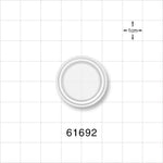 Sanitary Flange End Cap - Fits 0.5 inch/0.75 inch Mini Flange - 61692