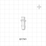 Female Luer Lock, Barbed, Natural - Fits 1/4 inch ID Tubing (0.25 inch, 6.35 mm) - 61741