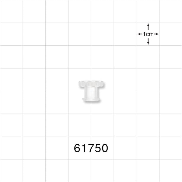 Female Luer Cap, Non-Vented, Natural -  - 61750