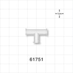 T Connector, Female Luer Locks, Natural -  - 61751