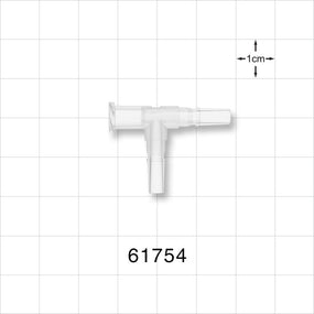 T Connector, Female Luer Lock, Male Luer Slips, Natural -  - 61754
