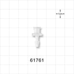 Female Luer Lock, Barbed, Natural - Fits 1/8 inch ID Tubing (0.125 inch, 3.18 mm) - 61761