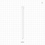 Specialty Cable Tie, White - Fits 0.5 inch/0.75 inch SaniSure Clamp - 61781