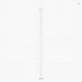 Specialty Cable Tie, White - Fits 1 inch/1.5 inch SaniSure Clamp - 61783