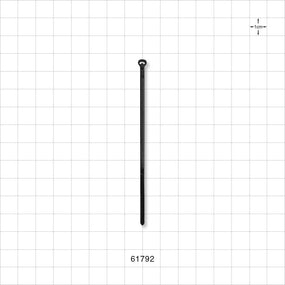 General Purpose TY-Rap Non-Reopening Cable Tie, Black - 3.62 inch (91.95 mm); 80N (18 lbs) Breaking Strength - 61792