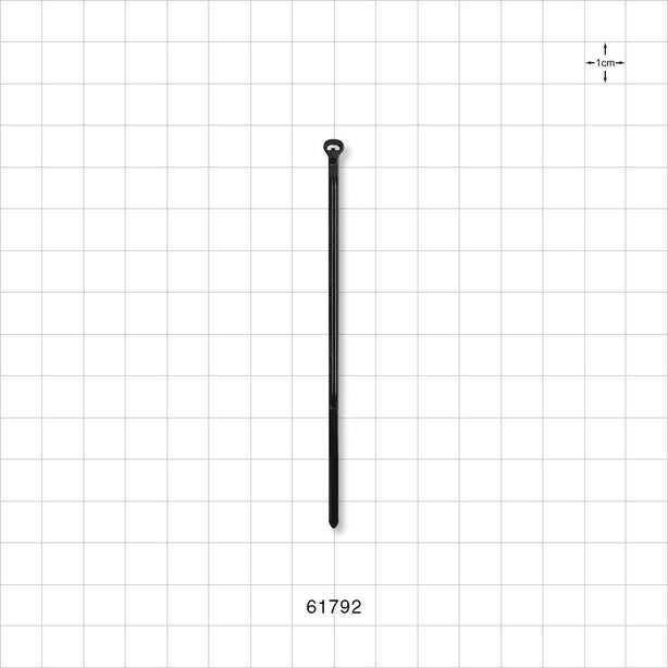 General Purpose TY-Rap Non-Reopening Cable Tie, Black - 3.62 inch (91.95 mm); 80N (18 lbs) Breaking Strength - 61792