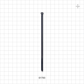 General Purpose TY-Rap Non-Reopening Cable Tie, Black - 5.5 inch (139.7 mm); 133N (30 lbs) Breaking Strength - 61793