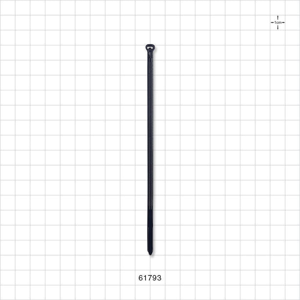 General Purpose TY-Rap Non-Reopening Cable Tie, Black - 5.5 inch (139.7 mm); 133N (30 lbs) Breaking Strength - 61793