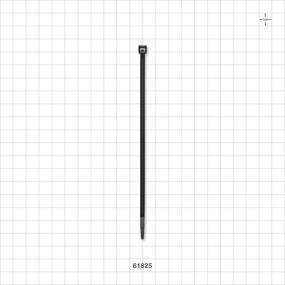 General Purpose Non-Reopening Cable Tie, Black 100/Bag - 5.84 inch (148 mm); 178N (40 lbs) Breaking Strength - 61825