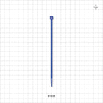 General Purpose Non-Reopening Cable Tie, Blue 100/Bag - 5.84 inch (148 mm); 178N (40 lbs) Breaking Strength - 61838