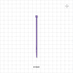 General Purpose Non-Reopening Cable Tie, Purple 100/Bag - 4.125 inch (105 mm); 80N (18 lbs) Breaking Strength - 61840