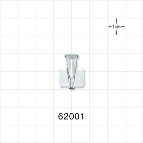 Female Luer Lock, Tubing Port, Clear - 0.029 inch ID (0.74 mm) - 62001
