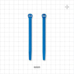 Pharma+™ Tubing Retainer, Blue - Fits 1/4 inch - 7/16 inch OD Tubing (0.25 - 0.438 inch, 6.35 - 11.11 mm) - 62600